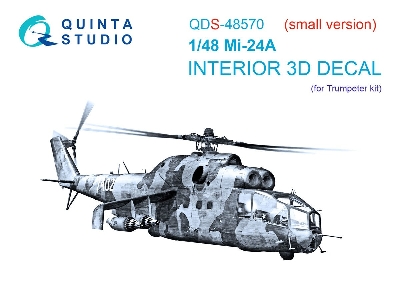 Mil Mi-24 A - 3d-printed & Coloured Interior On Decal Paper (For Trumpeter Kits / Small Version) - zdjęcie 1