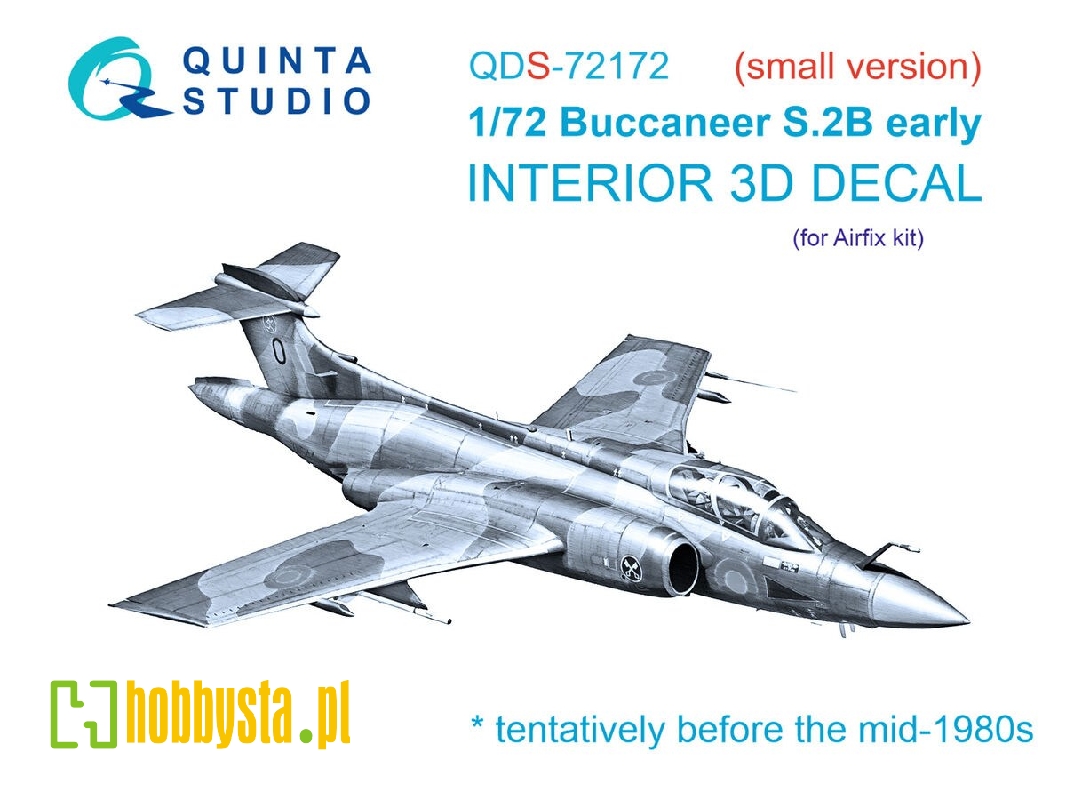 Blackburn Buccanneer S.2b Early - 3d-printed & Coloured Interior On Decal Paper (For Airfix Kits / Small Version) - zdjęcie 1 Blackburn Buccanneer S.2b Early - 3d-printed & Coloured Interior On Decal Paper (For Airfix Kits / Small Version) - zdjęcie 1