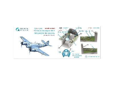 Bristol Beaufighter Mk.21 - 3d-printed & Coloured Interior On Decal Paper (For Hasegawa And Mpm Kits / Small Version) - zdjęcie
