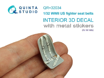 Us Wwii Fighter Seat Belts With Metal Buckles (For All Kits) - zdjęcie 1