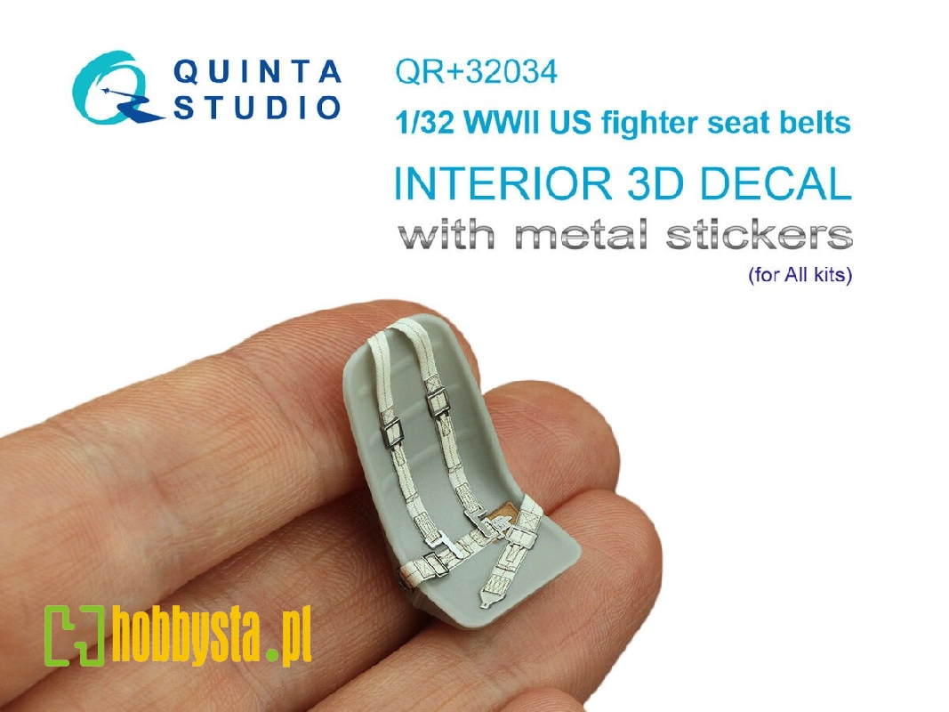 Us Wwii Fighter Seat Belts With Metal Buckles (For All Kits) - zdjęcie 1 Us Wwii Fighter Seat Belts With Metal Buckles (For All Kits) - zdjęcie 1