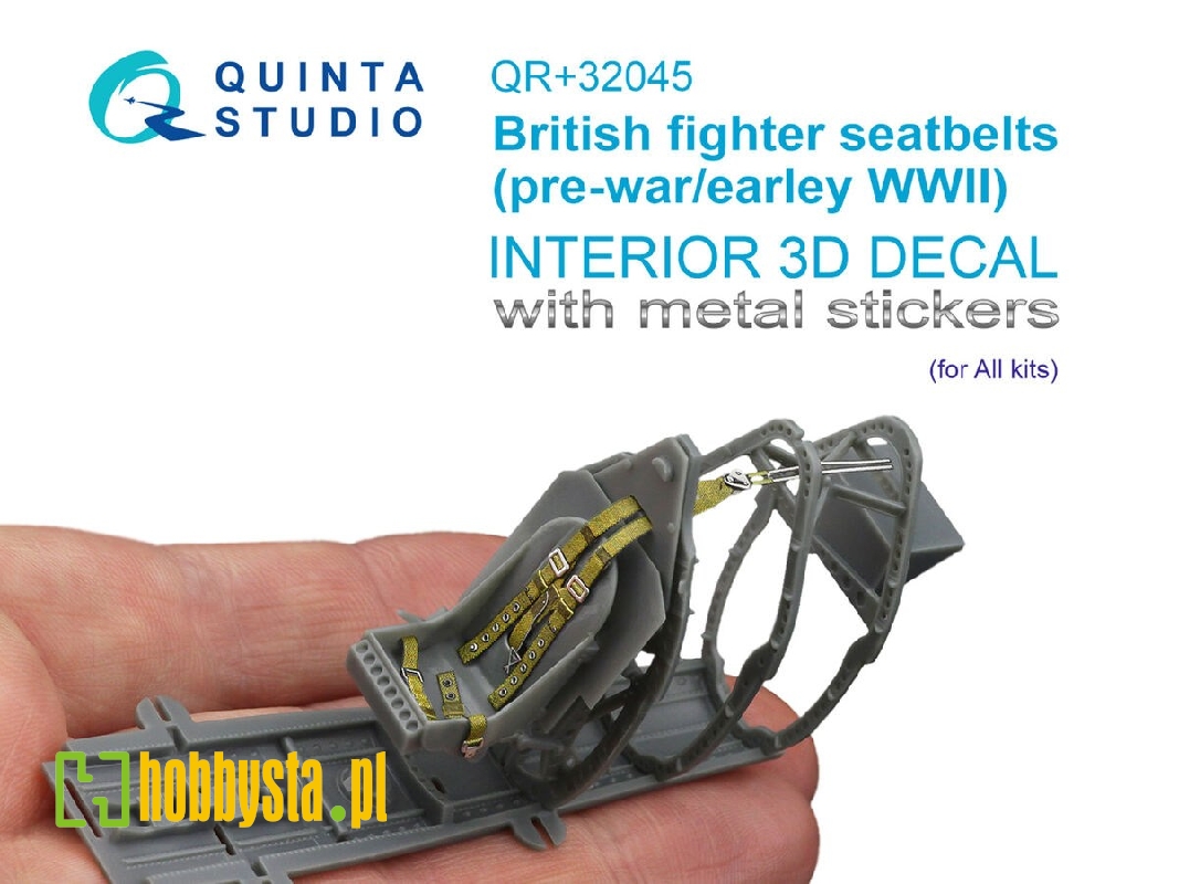 British Pre-war/Early Wwii Fighter Seatbelts With Metal Buckles (For All Kits) - zdjęcie 1 British Pre-war/Early Wwii Fighter Seatbelts With Metal Buckles (For All Kits) - zdjęcie 1