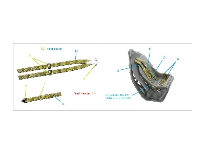 British Mid Wwii Fighter Seatbelts With Metal Buckles (For All Kits) - zdjęcie 9