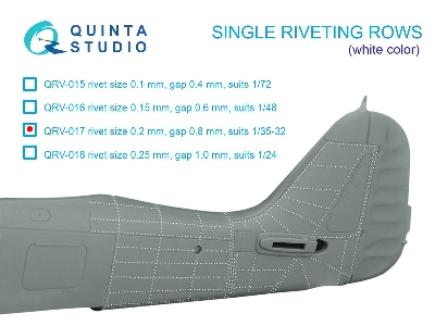 Single Riveting Rows (Rivet Size 0.20 Mm, Gap 0.8 Mm) - zdjęcie 1