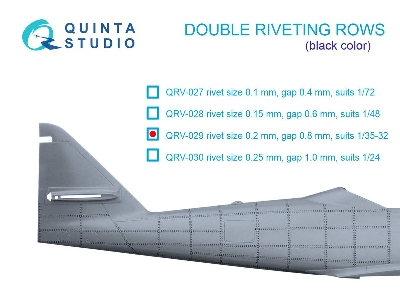 Double Riveting Rows (Rivet Size 0.20 Mm, Gap 0.8 Mm) - zdjęcie 1