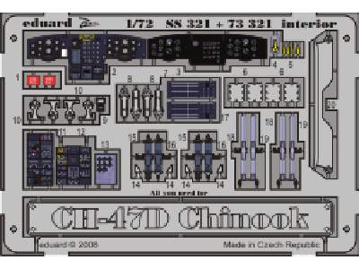  CH-47D Chinook interior S. A. 1/72 - Trumpeter - blaszki - zdjęcie 1