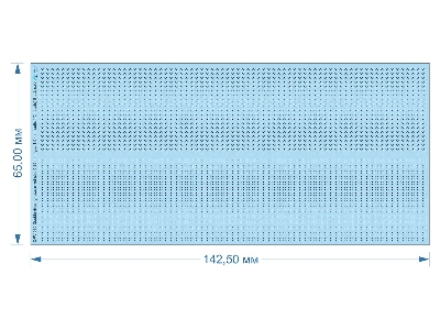 Double Riveting Rows (Rivet Size 0.25 Mm, Gap 1.0 Mm) - zdjęcie 7