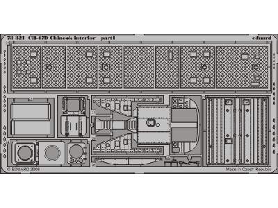  CH-47D Chinook interior S. A. 1/72 - Trumpeter - blaszki - zdjęcie 3