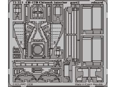  CH-47D Chinook interior S. A. 1/72 - Trumpeter - blaszki - zdjęcie 4