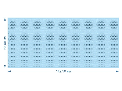 Triple Riveting Rows (Rivet Size 0.20 Mm, Gap 0.8 Mm) - zdjęcie 3