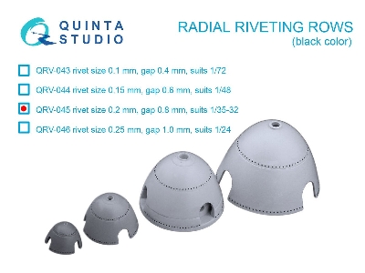 Radial Riveting Rows (Rivet Size 0.2 Mm, Gap 0.8 Mm) - zdjęcie 1