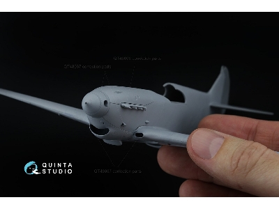 Lagg-3 Series 66 - Radiators Cowls And Spinner (For Zvezda Kits - zdjęcie 6