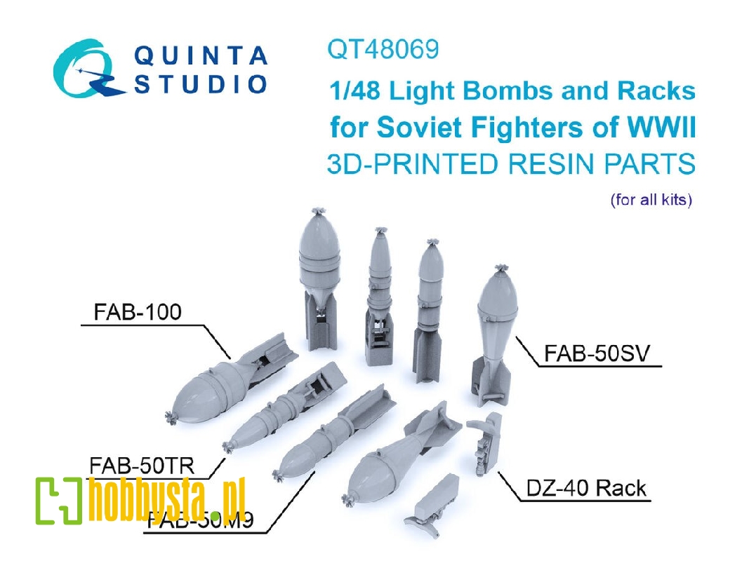 Fab-100 And Fab-50 Family Bombs / Dz-40 Racks For Fighters Of The Red Army, Wwii (For All Kits) - zdjęcie 1 Fab-100 And Fab-50 Family Bombs / Dz-40 Racks For Fighters Of The Red Army, Wwii (For All Kits) - zdjęcie 1