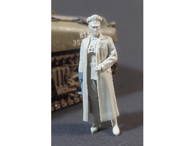Waffen Ss Officer In Long Coat, Normandy - zdjęcie 2