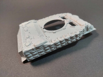 Stuart M5 Hull With A Frame With Sandbags Armor - zdjęcie 3