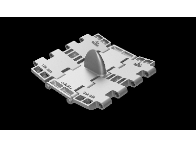 T-34 550mm Standard "v" Pattern Tracks (1942) - zdjęcie 3