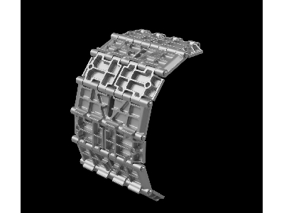 T-34 550mm Split "v" Pattern Tracks (1942-43) - zdjęcie 1