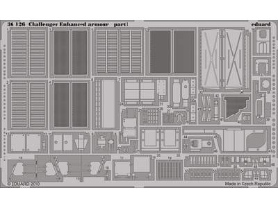  Challenger 2 Enhanced armour 1/35 - Trumpeter - blaszki - zdjęcie 1