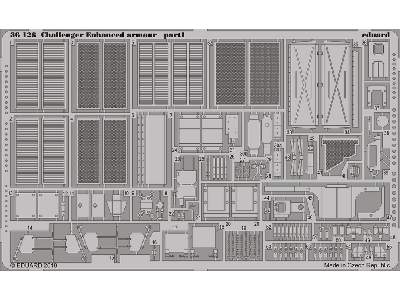  Challenger 2 Enhanced armour 1/35 - Trumpeter - blaszki - zdjęcie 2