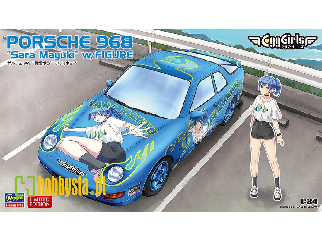 Porsche 968 "sara Mayuki" With Figure - zdjęcie 1 Porsche 968 "sara Mayuki" With Figure - zdjęcie 1