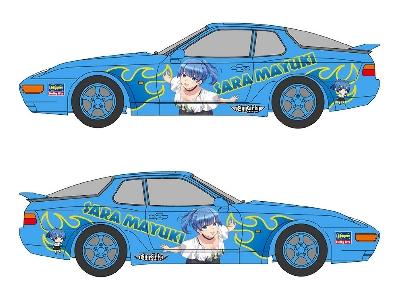 Porsche 968 "sara Mayuki" With Figure - zdjęcie 10