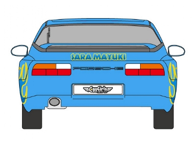 Porsche 968 "sara Mayuki" With Figure - zdjęcie 11