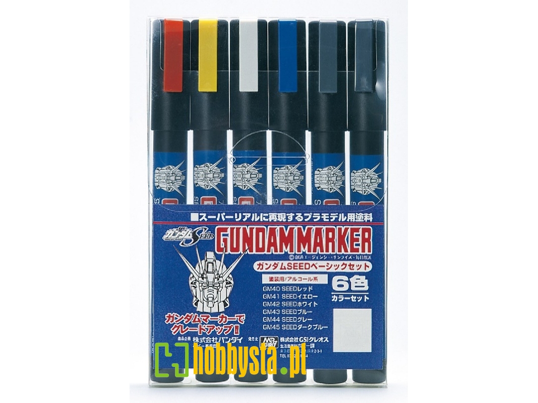 Gms-109 Gundam Marker Seed Basic Set - zdjęcie 1 Gms-109 Gundam Marker Seed Basic Set - zdjęcie 1