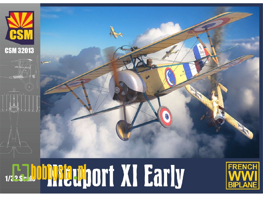 Nieuport Xi Early Version With Long Panels Covering The Pilot's Cockpit - zdjęcie 1