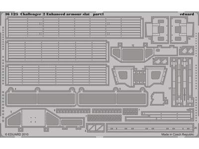  Challenger 2 Enhanced armour slat 1/35 - Trumpeter - blaszki - zdjęcie 1