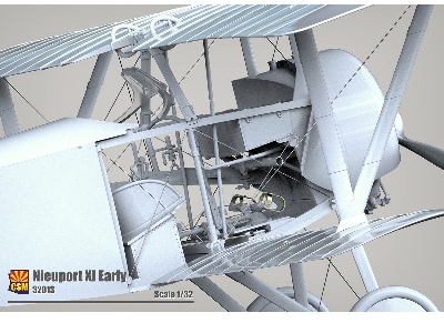 Nieuport Xi Early Version With Long Panels Covering The Pilot's Cockpit - zdjęcie 3