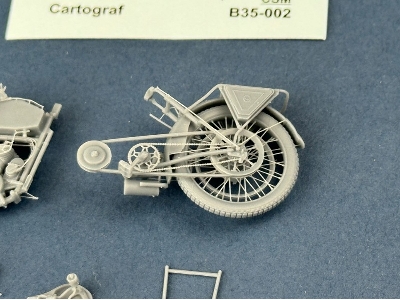 Wanderer 4ps 1916 Heeresmdell Motorcycle (3d-printed) - zdjęcie 4