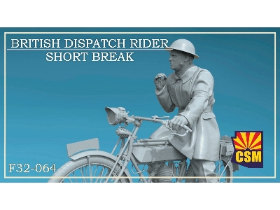 British Dispatch Rider On A Short Break - zdjęcie 1