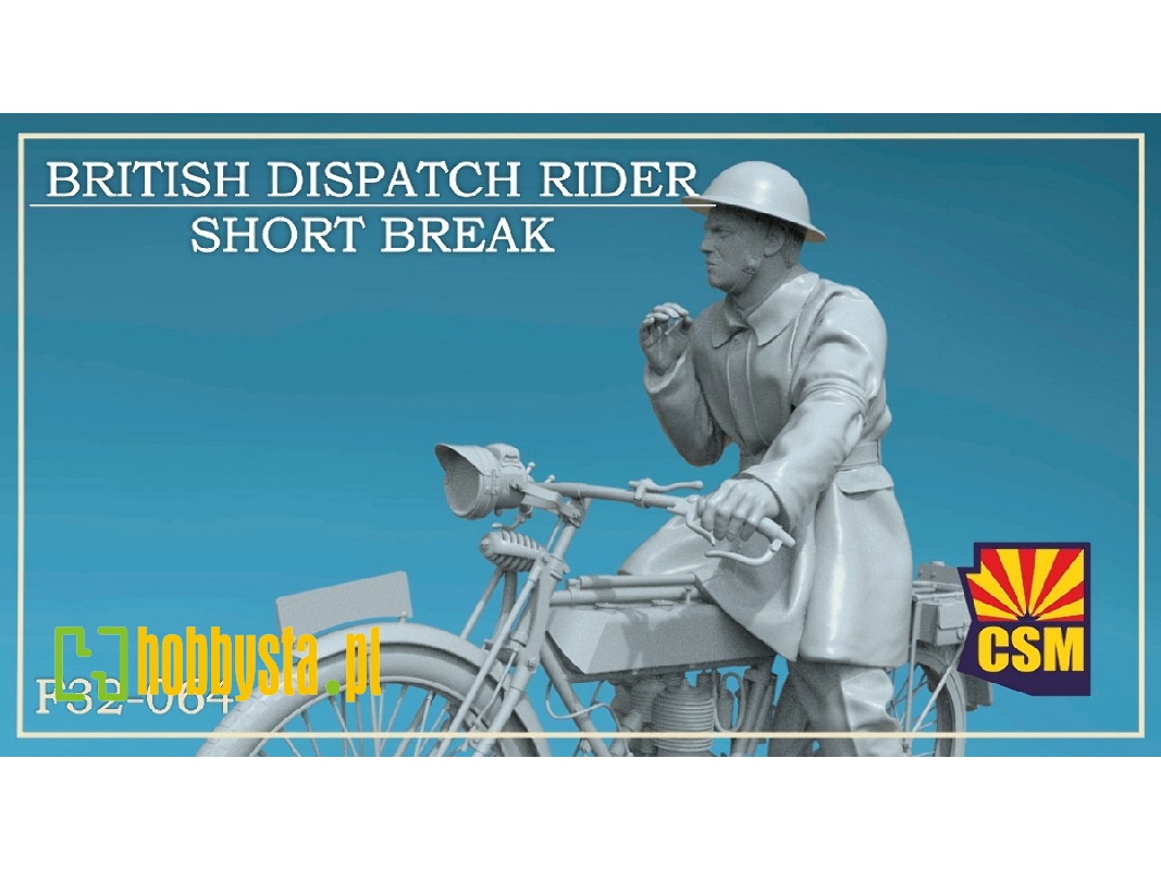 British Dispatch Rider On A Short Break - zdjęcie 1 British Dispatch Rider On A Short Break - zdjęcie 1
