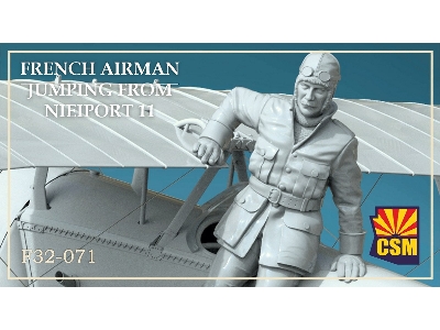 French Airman Jumping From His Nieuport - zdjęcie 1