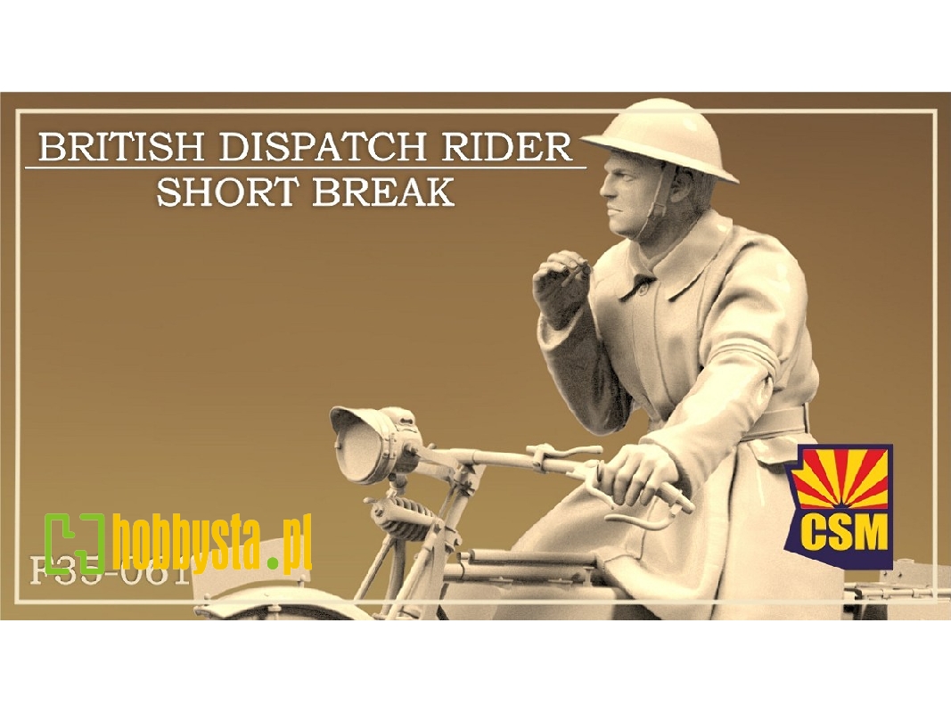 British Dispatch Rider On A Short Break - zdjęcie 1 British Dispatch Rider On A Short Break - zdjęcie 1