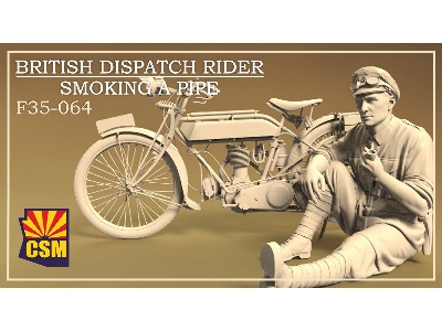 British Dispatch Rider Smoking Pipe - zdjęcie 1