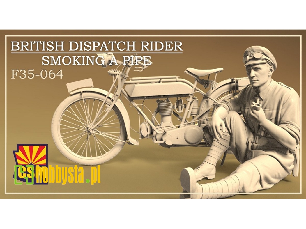 British Dispatch Rider Smoking Pipe - zdjęcie 1