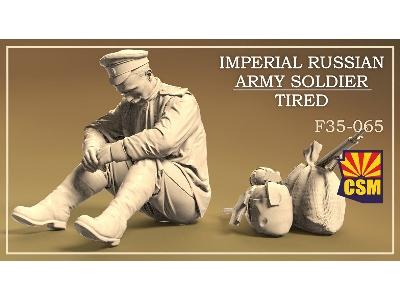 Imperial Russian Army Soldier Tired - zdjęcie 1