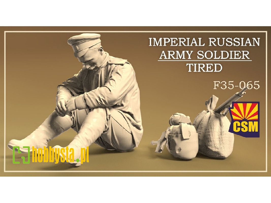 Imperial Russian Army Soldier Tired - zdjęcie 1 Imperial Russian Army Soldier Tired - zdjęcie 1