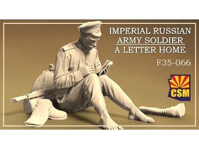 Imperial Russian Army Soldier A Letter Home - zdjęcie 1
