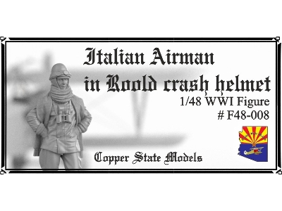 Italian Airman In Roold Crash Helmet - zdjęcie 1