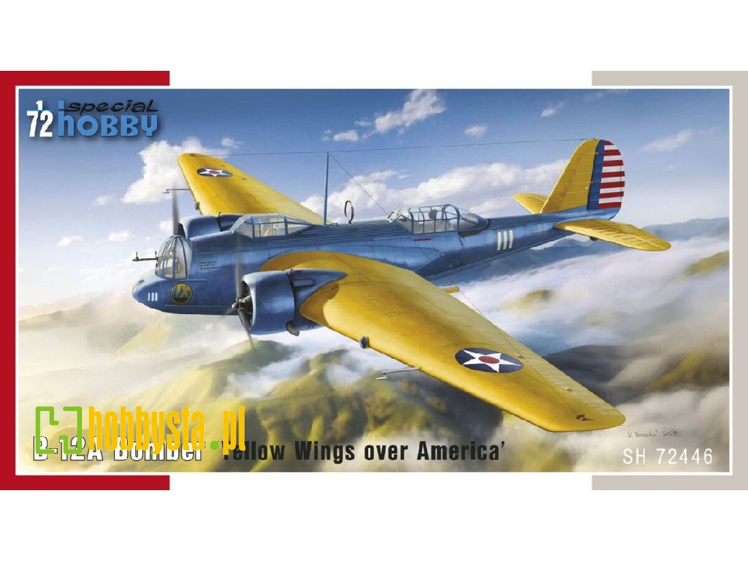 B-12a Us Bomber 'yellow Wings Over America' - zdjęcie 1 B-12a Us Bomber 'yellow Wings Over America' - zdjęcie 1