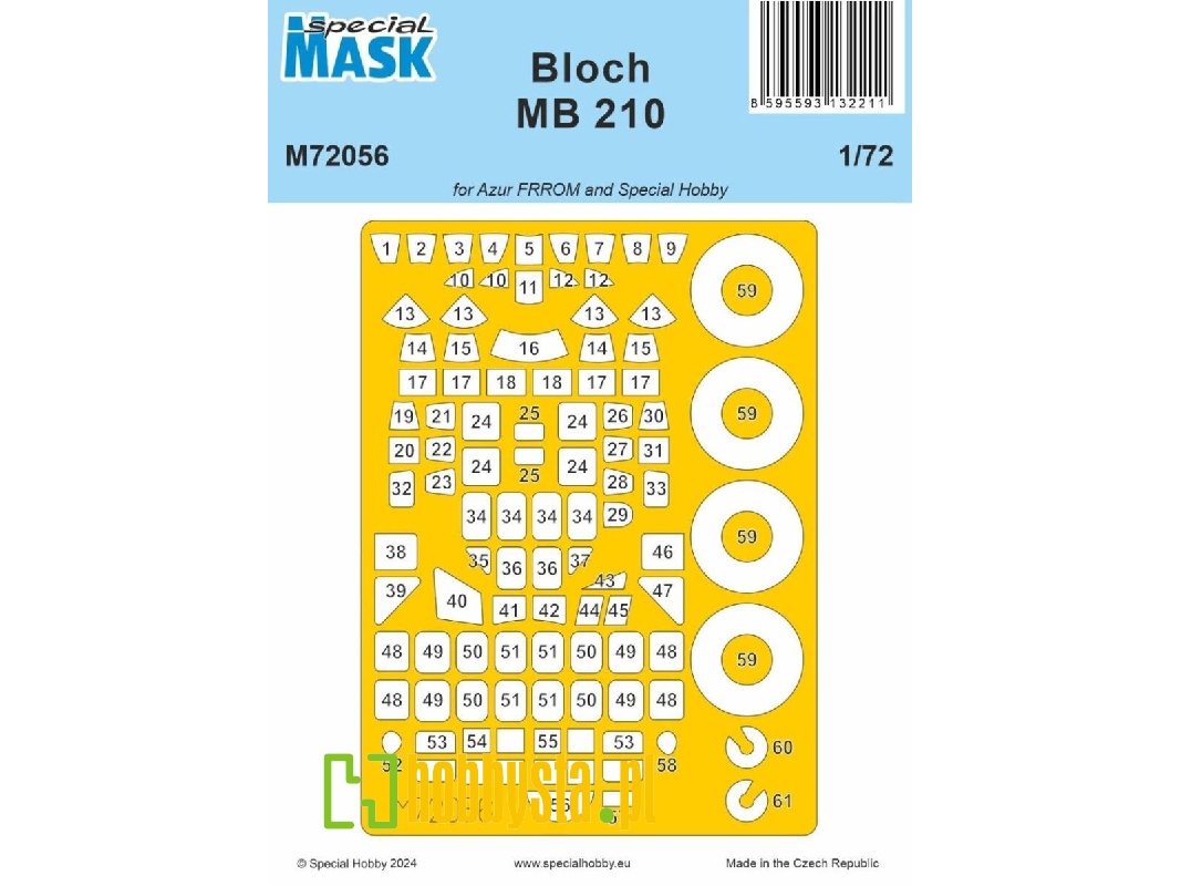 Bloch Mb 210 (For Azur Frrom And Special Hobby) - zdjęcie 1 Bloch Mb 210 (For Azur Frrom And Special Hobby) - zdjęcie 1