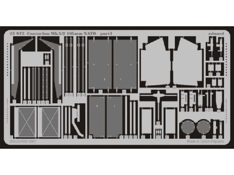  Centurion Mk.5/2 105mm NATO 1/35 - Afv Club - blaszki - zdjęcie 1