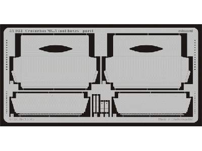  Centurion Mk.5 tool boxes 1/35 - Afv Club - blaszki - zdjęcie 2