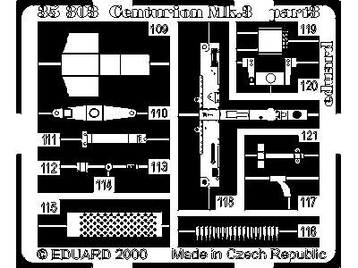  Centurion Mk. III 1/35 - Academy Minicraft - blaszki - zdjęcie 4