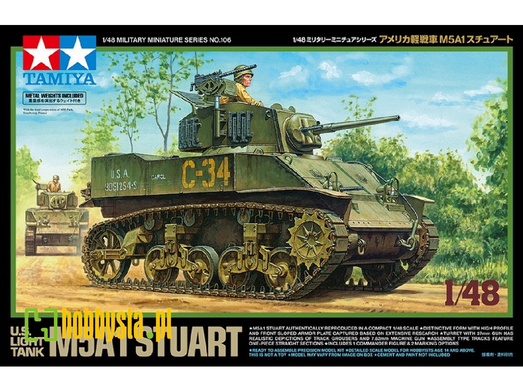 Us Light Tank M5a1 Stuart - zdjęcie 1 Us Light Tank M5a1 Stuart - zdjęcie 1