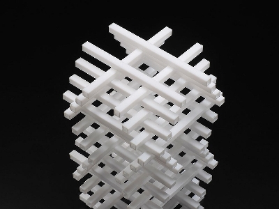 Plastic Beams 5 Mm Square Tube (4 Pcs) - zdjęcie 2