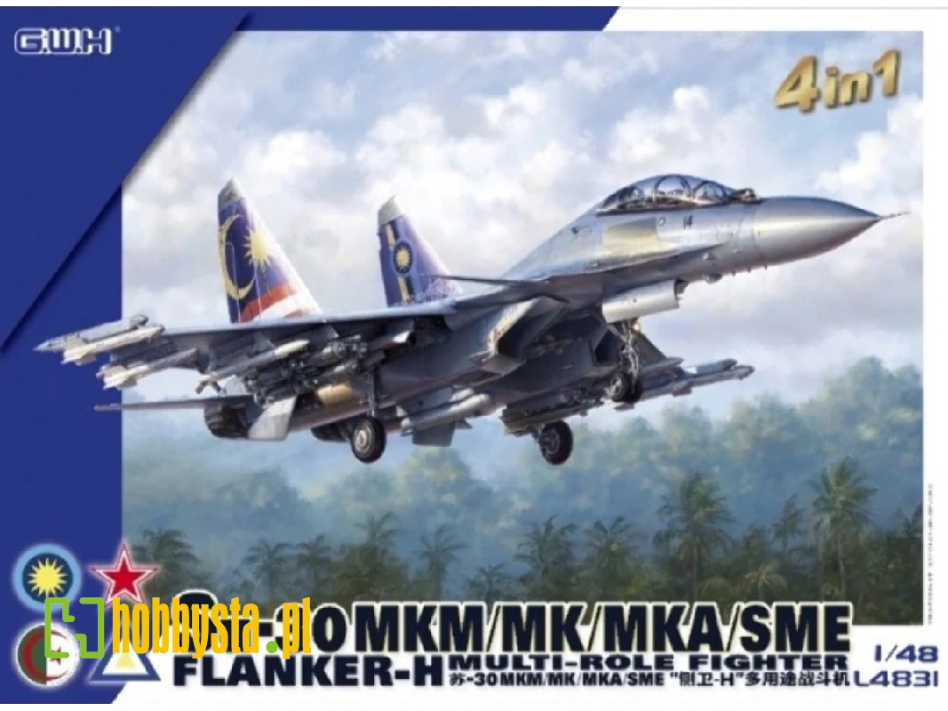 Su-30 Mkm / Mk / Mka / Sme 'flanker H' Multirole Fighter 4 In 1 - zdjęcie 1