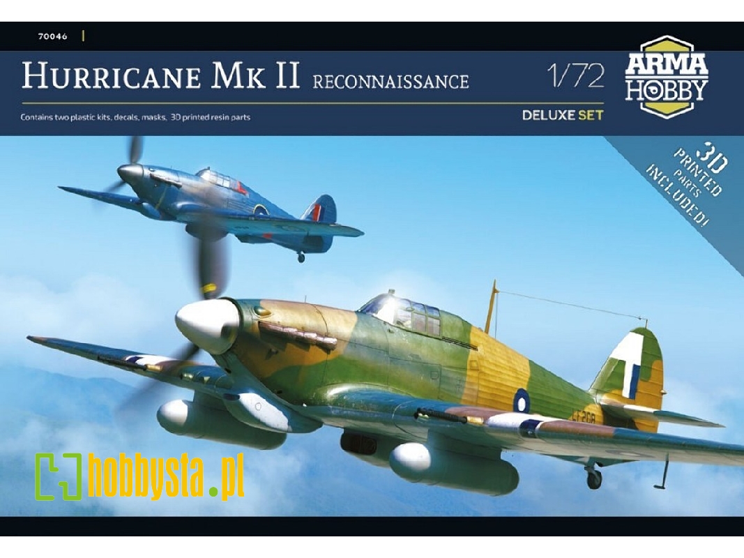 Hawker Hurricane Mk.Ii Reconnaissance (Deluxe Set) - zdjęcie 1 Hawker Hurricane Mk.Ii Reconnaissance (Deluxe Set) - zdjęcie 1